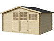 HABITAT ET JARDIN - Abri de jardin en bois "Clairval" - 416 x 301 x 218 cm - 12.53 m² - 28 mm - vignette