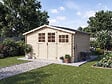 HABITAT ET JARDIN - Abri de jardin en bois "Clairval" - 416 x 301 x 218 cm - 12.53 m² - 28 mm - vignette