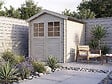 HABITAT ET JARDIN - Abri de jardin en bois "Beaumont" - 4.48 m² - 223 x 201 cm -  28 mm - vignette