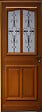 GD MENUISERIES - Porte d'entrée Bois Vitrée Perret, H215 x L90 cm Côte Tableau p.Gauche - vignette