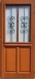 GD MENUISERIES - Porte d'entrée Bois Vitrée SyraH H215 x L90 cm Côte Tableau p.Gauche (Poignée, Barillet ref 010403FP) - vignette