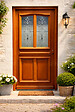 GD MENUISERIES - Porte d'entrée Bois Vitrée Vauban, H215 x L80 cm Côte Tableau, p.Gauche (Poignée, Barillet ref 010403RFP) - vignette