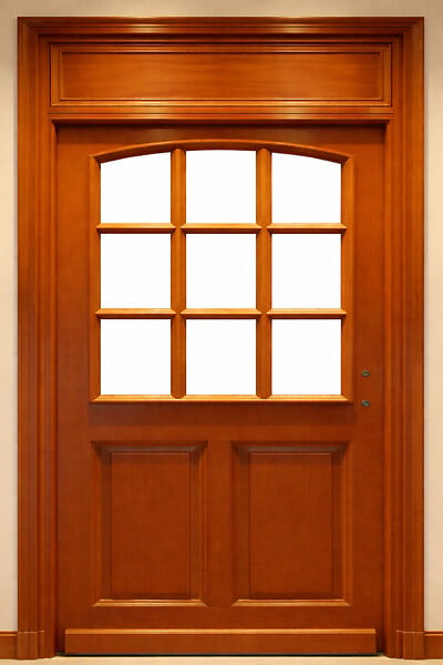 GD MENUISERIES - Imposte plein Bois Dormant Standard 20x90 cm - large