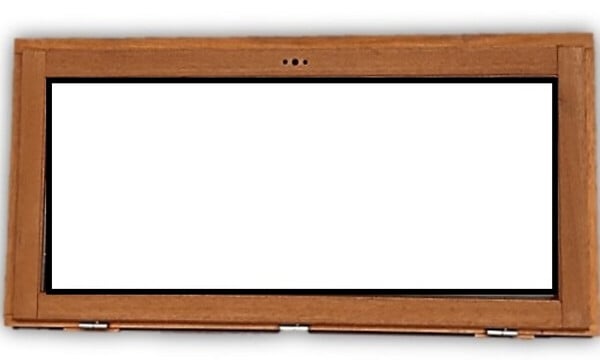 GD MENUISERIES - Chassis Abattant En Bois H60 x L80 cm Côte Tableau - large