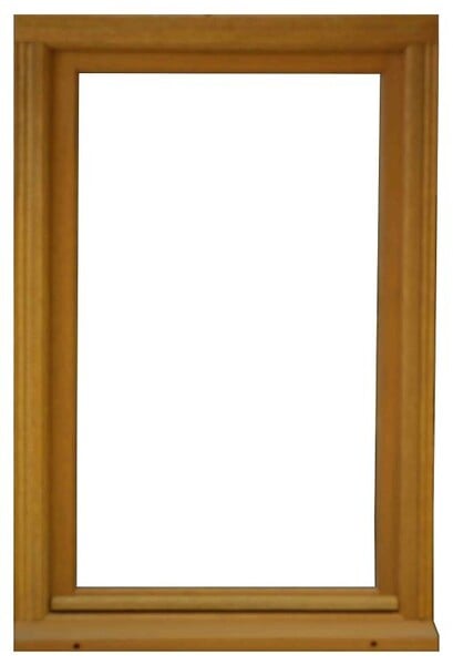 GD MENUISERIES - Fenetre Bois 1 Vantail H75 x L80 cm Côte Tableau Tirant Gauche, poignee (ref 010220F9) - large