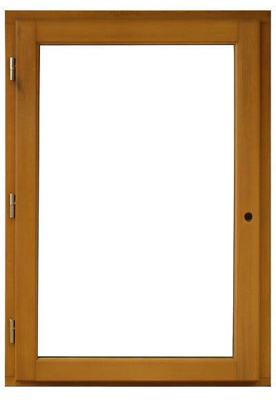 GD MENUISERIES - Fenetre Bois 1 Vantail H95 x L50 cm Côte Tableau Tirant Gauche - large