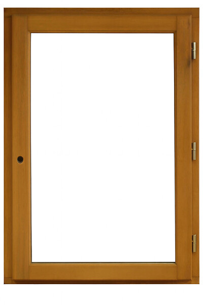 GD MENUISERIES - Fenetre Bois 1 Vantail H60 cm x L60 cm Côte Tableau Tirant Droite - large