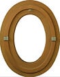 GD MENUISERIES - Oeil De Boeuf Bois Ovale H65 x L50 cm Côte Tableau - vignette