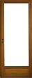 GD MENUISERIES - Porte Fenetre Bois 1 Vantail H215 x L80 cm Côte Tableau Tirant Droite - vignette