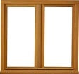 GD MENUISERIES - Fenetre Bois 2 Vantaux H95 x L140 cm Côte Tableau, poignee (ref 010220F9) - vignette