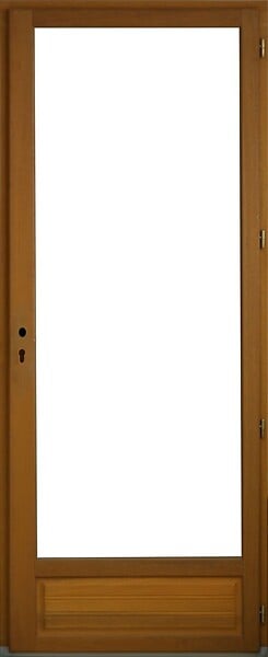 GD MENUISERIES - Porte Fenetre Bois 1 Vantail H215 x L90 cm Côte Tableau Tirant Droite - large