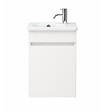 BURGBAD - Meuble WC lave-mains Joline Blanc mat - vignette