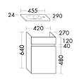 BURGBAD - Meuble WC lave-mains Joline Blanc mat - vignette