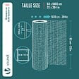 VOUNOT - Grillage a maille soude en acier gaine PVC 13mm fil 0.8mm 0.5x10m vert - vignette