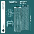 VOUNOT - Grillage a maille soude en acier gaine PVC 25mm fil 1mm 1x25m gris - vignette