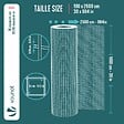VOUNOT - Grillage a maille soude en acier gaine PVC 13mm fil 0.8mm 1x25m gris - vignette