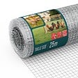 VOUNOT - Grillage a maille soude en acier galvanise 13mm fil 0.7mm 0.5x25m metal - vignette