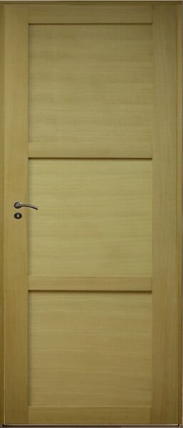 GD MENUISERIES - Bloc Porte Ayous 3 Panneaux H204 x L83 cm Côte Tableau P.Droit - large