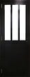 GD MENUISERIES - Bloc Porte Atelier Noir H204 x L73 cm Côte Tableau P.Droit - vignette