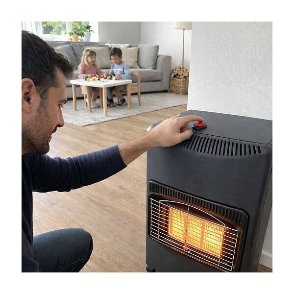 NIKLAS - Poele à gaz Infrarouge 4200W Chauffage gaz intérieur 120m3 Chauffage d'appoint à gaz sur roulettes NIKLAS - large