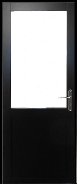 GD MENUISERIES - Bloc Porte Atelier Noir sans meneau H204 x L73 cm Côte Tableau P.Gauche - large