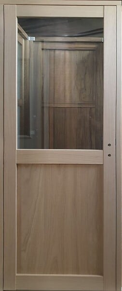 GD MENUISERIES - Bloc Porte Atelier placage chene H204 x L83 cm Côte Tableau P.Gauche - large
