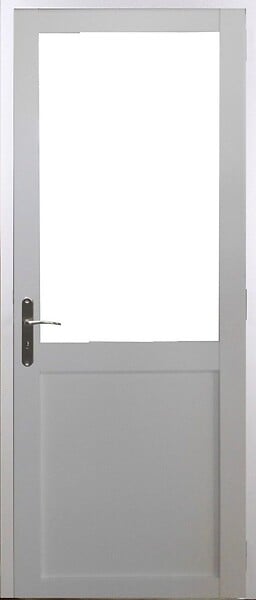 GD MENUISERIES - Bloc Porte Atelier BLANC sans meneau H204 x L73 cm Côte Tableau P.Droit - large
