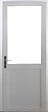 GD MENUISERIES - Bloc Porte Atelier BLANC sans meneau H204 x L73 cm Côte Tableau P.Droit - vignette