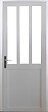 GD MENUISERIES - Bloc Porte Atelier BLANC H204 x L83 cm Côte Tableau P.Droit - vignette