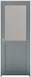 GD MENUISERIES - Bloc Porte Athena Gris Clair Vitrée H204 x L83 cm Côte Tableau P.Droit - vignette