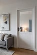 GD MENUISERIES - Bloc Porte Atelier BLANC sans meneau H204 x L83 cm Côte Tableau P.Droit,Poignee - vignette