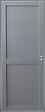 GD MENUISERIES - Bloc Porte Athena Gris Clair 2 panneaux H204 x L83 cm Côte Tableau P.Gauche - vignette