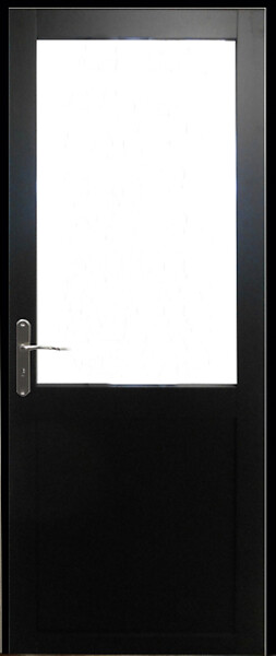 GD MENUISERIES - Bloc Porte Atelier Noir sans meneau H204 x L73 cm Côte Tableau P.Droit - large