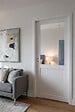 GD MENUISERIES - Bloc Porte Atelier BLANC sans meneau H204 x L83 cm Côte Tableau P.Droit - vignette