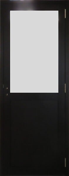 GD MENUISERIES - Bloc Porte Athena Noir H204 x L73 cm Côte Tableau P.Droit - large