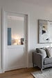 GD MENUISERIES - Bloc Porte Atelier BLANC sans meneau H204 x L73 cm Côte Tableau P.Gauche - vignette
