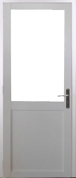 GD MENUISERIES - Bloc Porte Atelier BLANC sans meneau H204 x L73 cm Côte Tableau P.Gauche - large