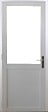 GD MENUISERIES - Bloc Porte Atelier BLANC sans meneau H204 x L73 cm Côte Tableau P.Gauche - vignette