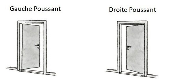 GD MENUISERIES - Bloc Porte Athena Noir H204 x L73 cm Côte Tableau P.Gauche - large
