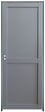 GD MENUISERIES - Bloc Porte Athena Gris Clair 2 panneaux H204 x L73 cm Côte Tableau P.Droit - vignette