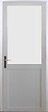 GD MENUISERIES - Bloc Porte Athena BLANC H204 x L73 cm Côte Tableau P.Droit - vignette