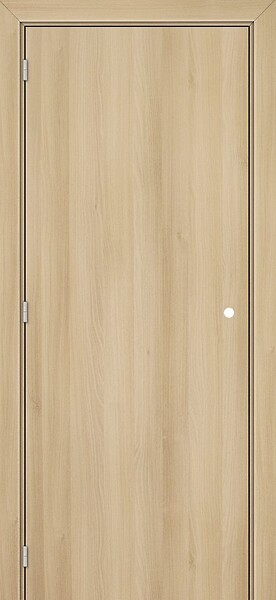 GD MENUISERIES - Bloc porte Décor Chêne Naturel Honey Oak  H204 x L73 cm Côte Tableau P.Droit - large