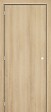 GD MENUISERIES - Bloc porte Décor Chêne Naturel Honey Oak  H204 x L73 cm Côte Tableau P.Droit - vignette