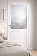 GD MENUISERIES - Bloc Porte Athena BLANC H204 x L83 cm Côte Tableau P.Droit,Poignee Pomerol - vignette