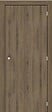 GD MENUISERIES - Bloc porte Décor Noyer Light Walnut H204 x L73 cm Côte Tableau P.Gauche - vignette