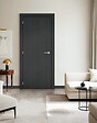 GD MENUISERIES - Bloc porte Effet Chêne Anthracite Grey Oak H204 x L73 cm Côte Tableau P.Droit - vignette
