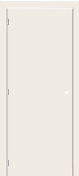 GD MENUISERIES - Bloc porte Blanc Pur Lacdor  H204 x L83 cm Côte Tableau P.Droit - large