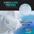 COOL CLIMA - VENTILATEUR DE TABLE 30CM - COOL CLIMA - CCVT45W-300E - vignette