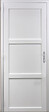 GD MENUISERIES - Bloc Porte Korya Blanc 3 panneaux H204 x L73 cm Côte Tableau P.Gauche - vignette