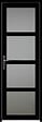 GD MENUISERIES - Bloc Porte Telia Noir Vitrée H204 x L73 cm Côte Tableau P.Droit - vignette